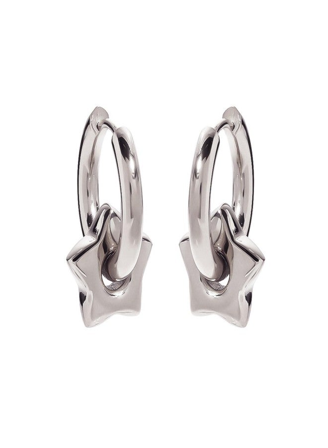 EXPHAIN Star Hoop Earrings For Women - Image 1